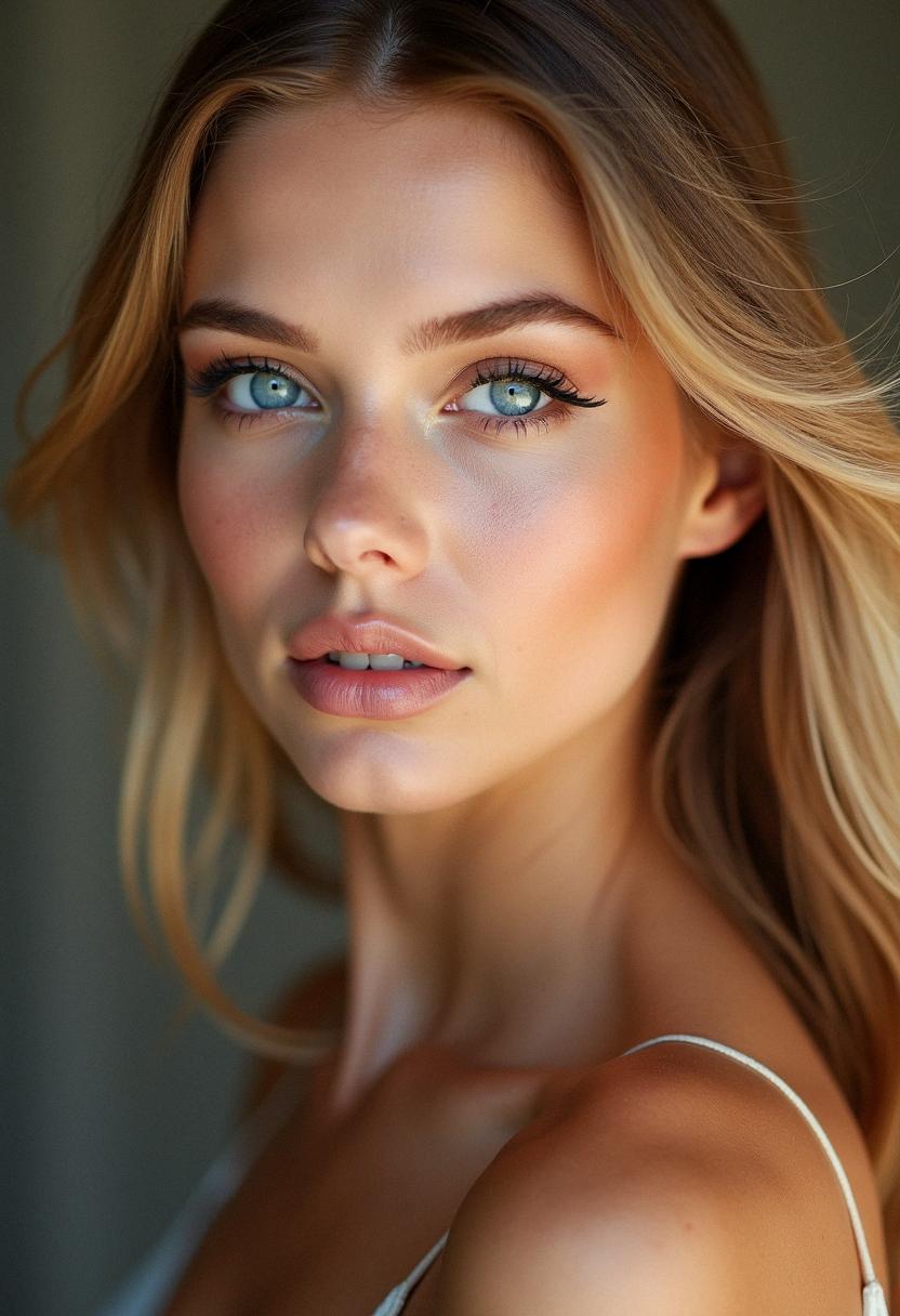 makeup for blue eyes blonde hair