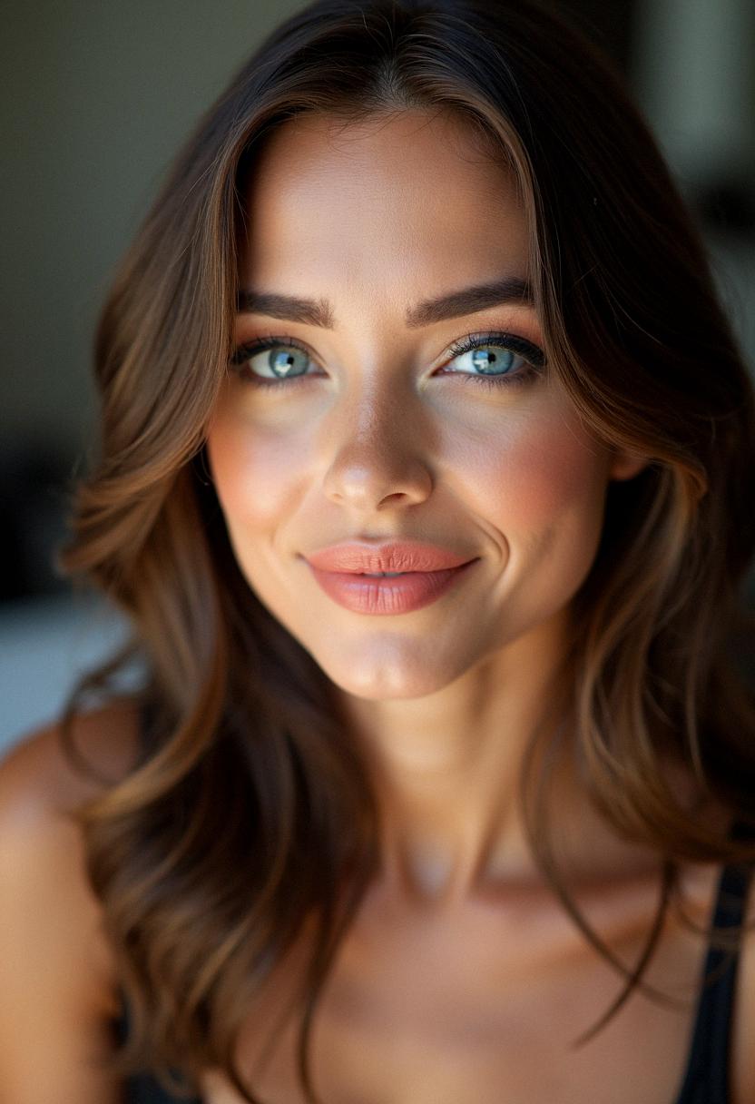makeup for blue eyes brunettes