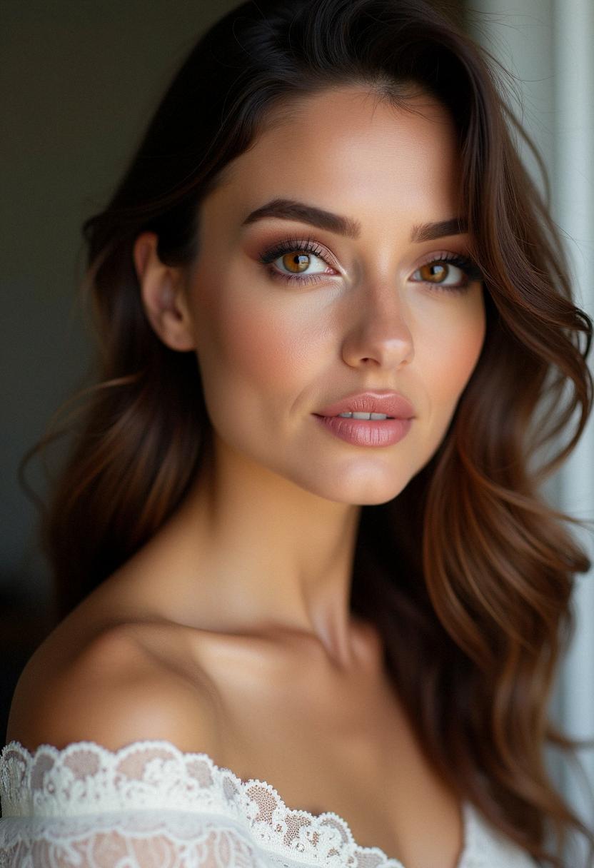 makeup for brunette with brown eyes