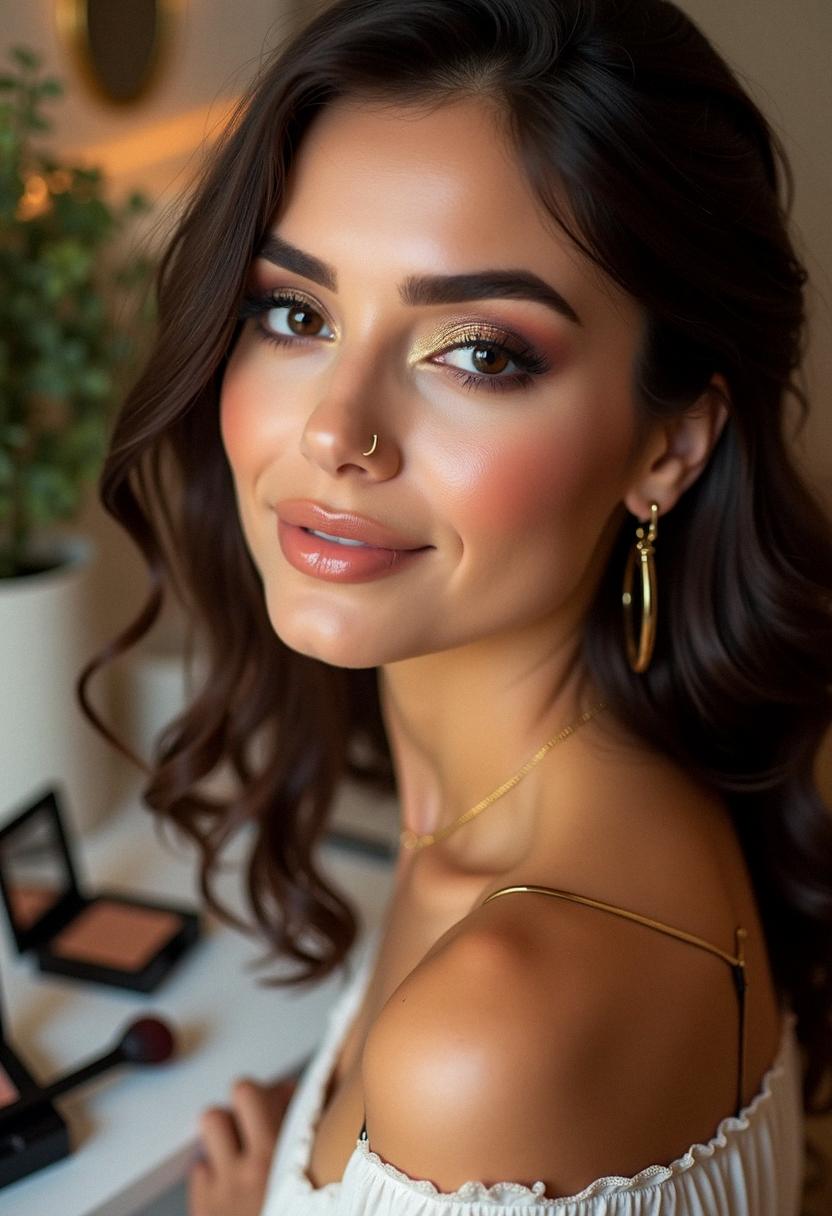 makeup for dark brown eyes