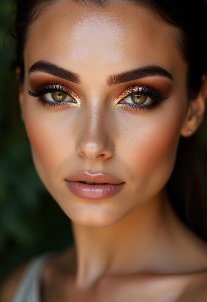 makeup for dark brown eyes