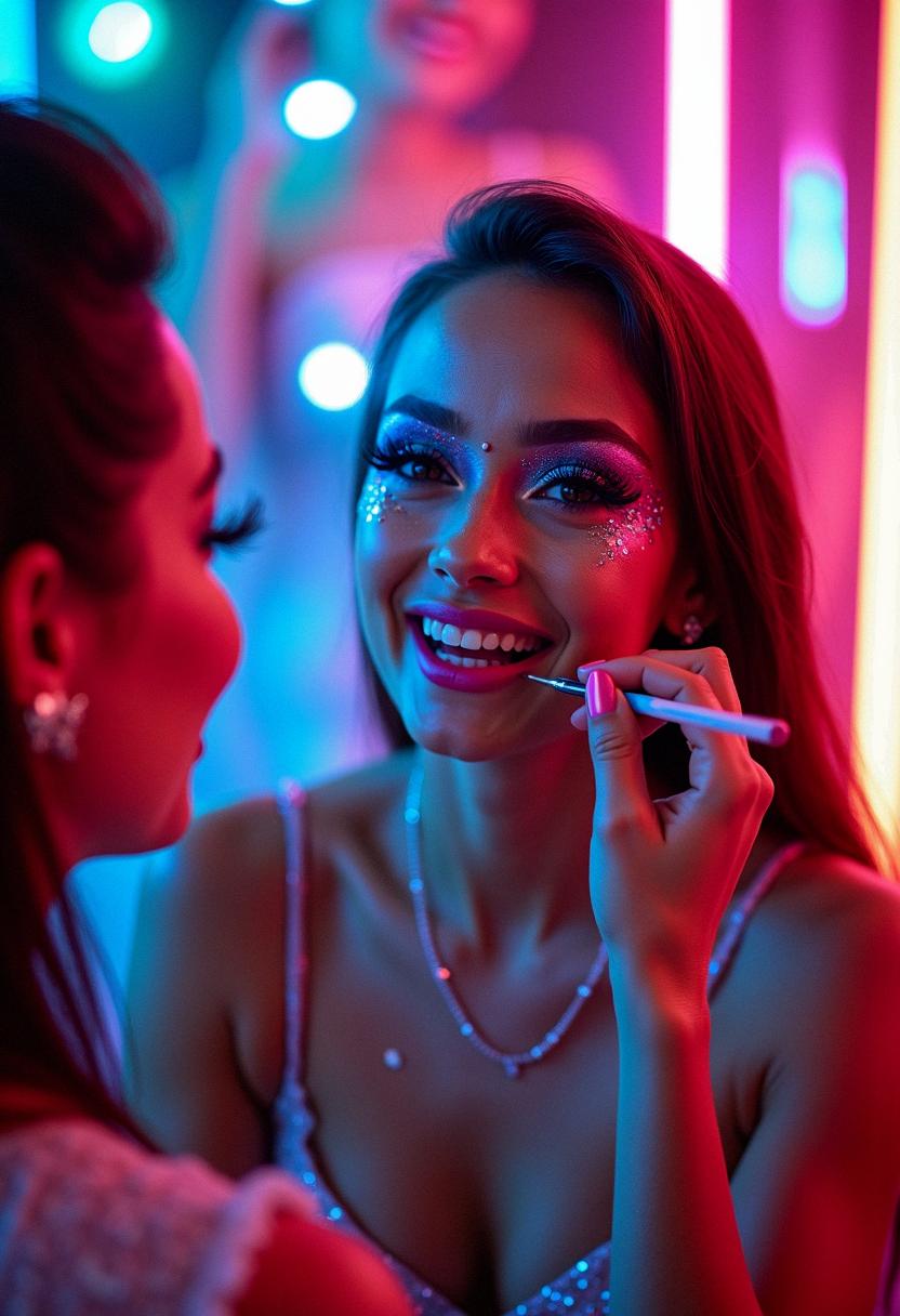 makeup for rave