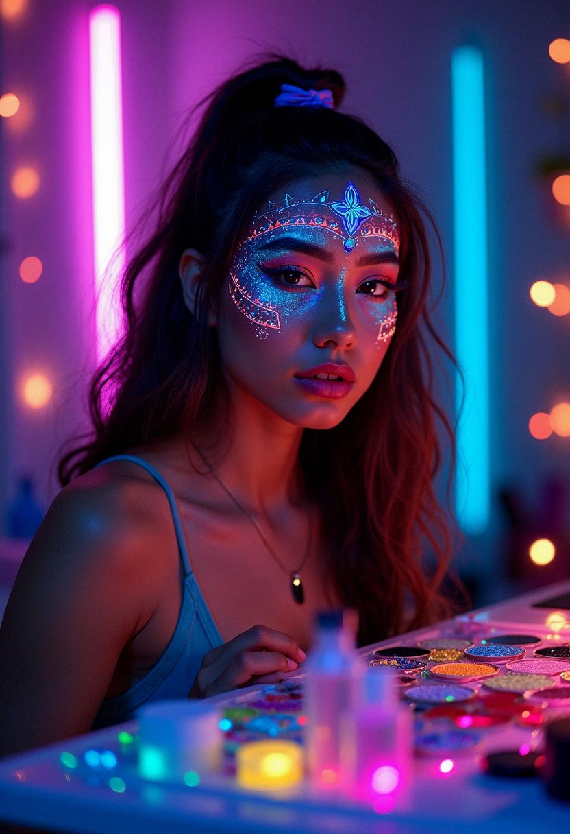 makeup for rave