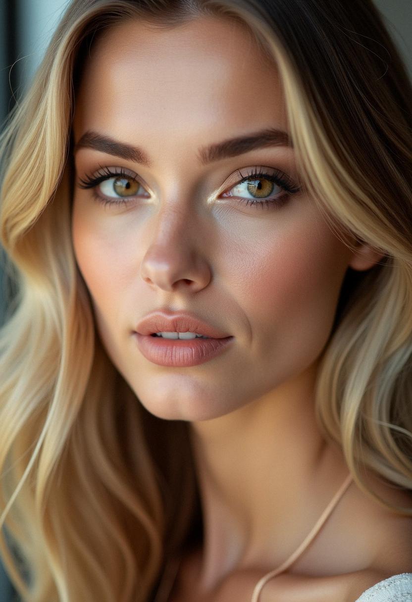 makeup hazel eyes blonde hair