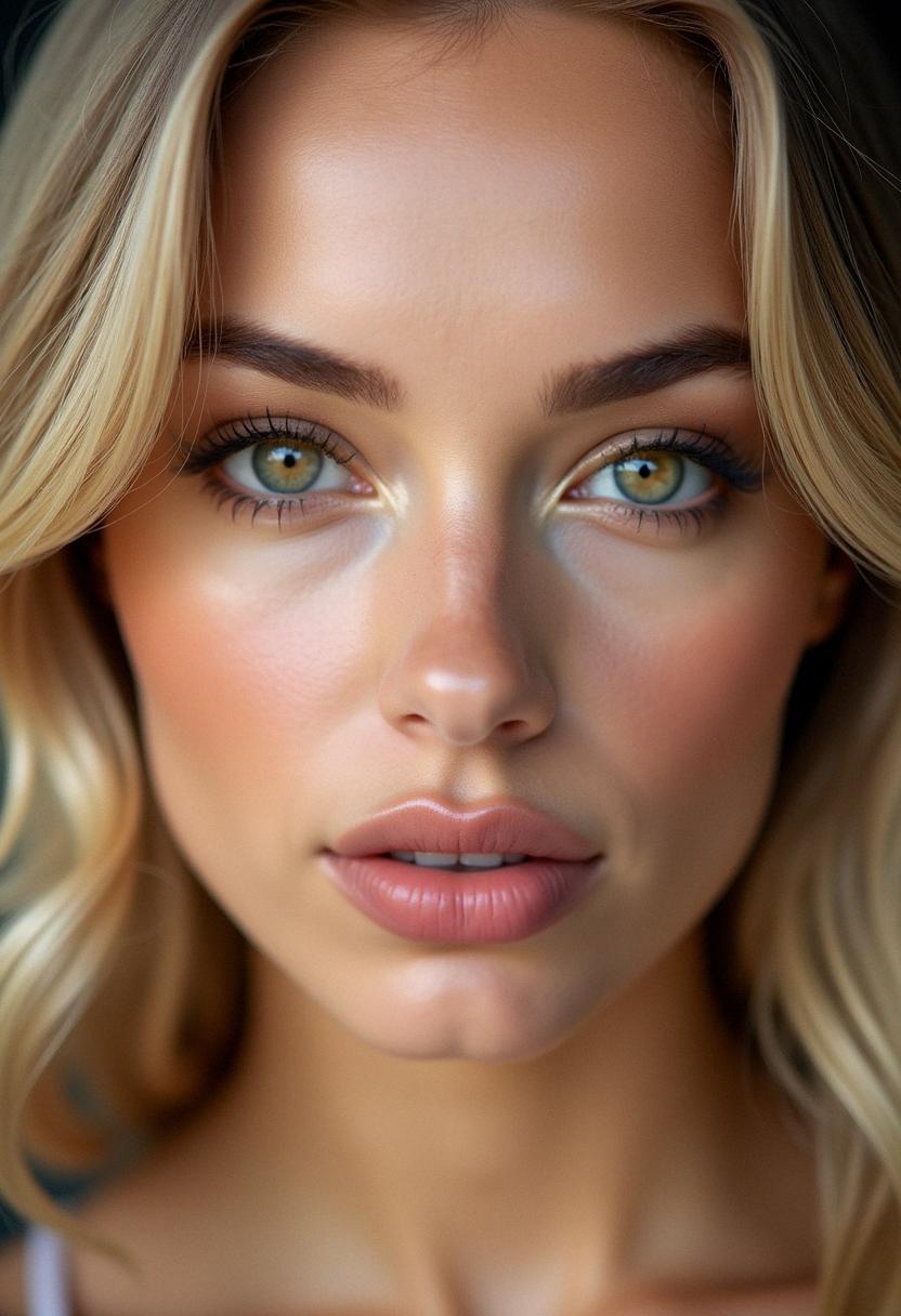 makeup hazel eyes blonde hair