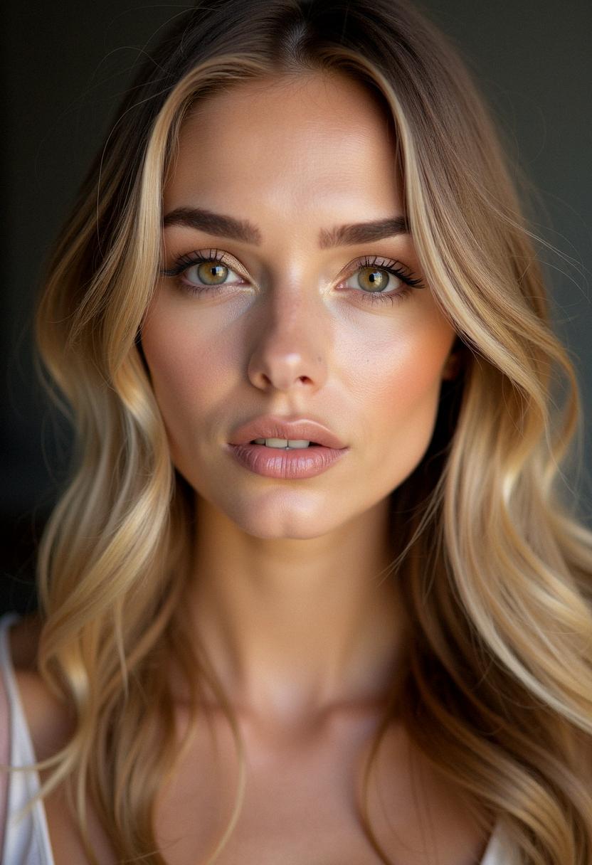 makeup hazel eyes blonde hair