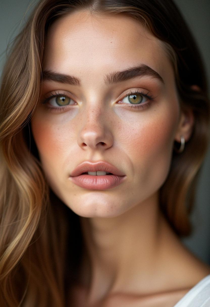 makeup hazel eyes brown hair