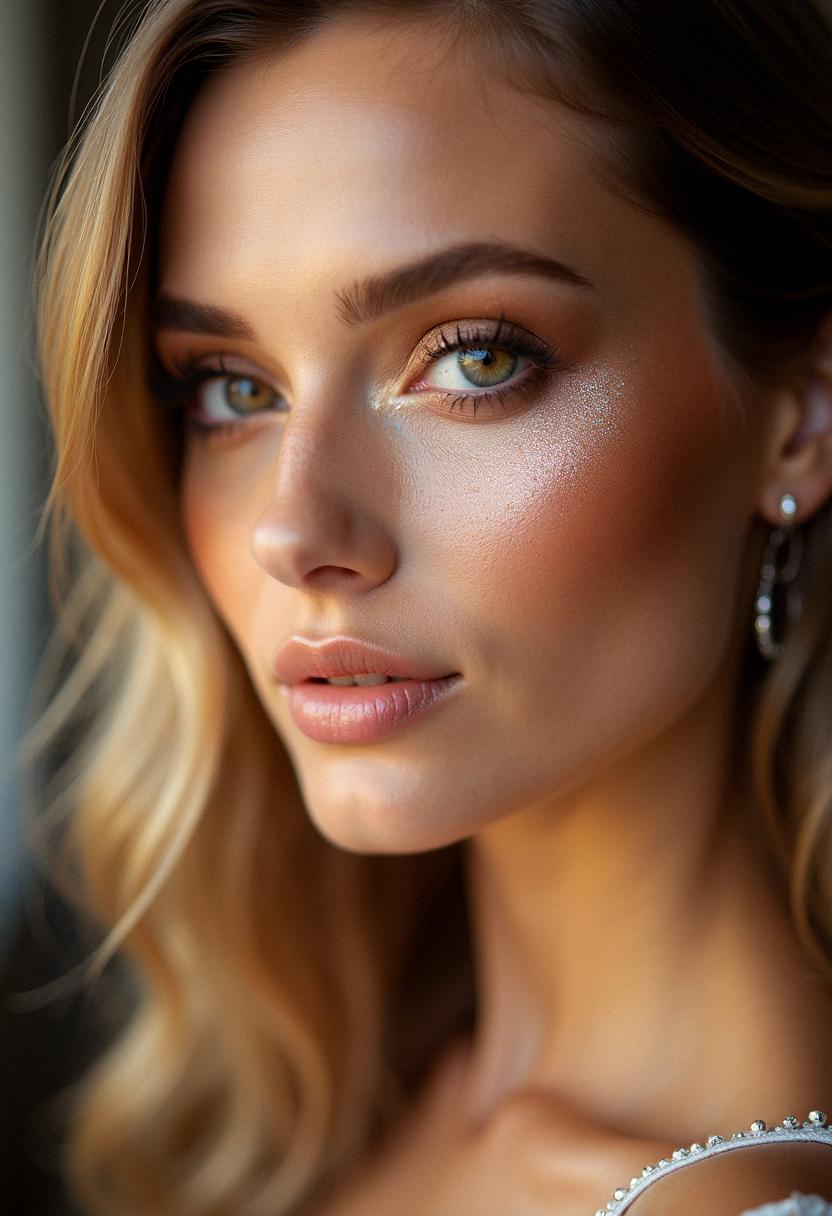 makeup light brown eyes