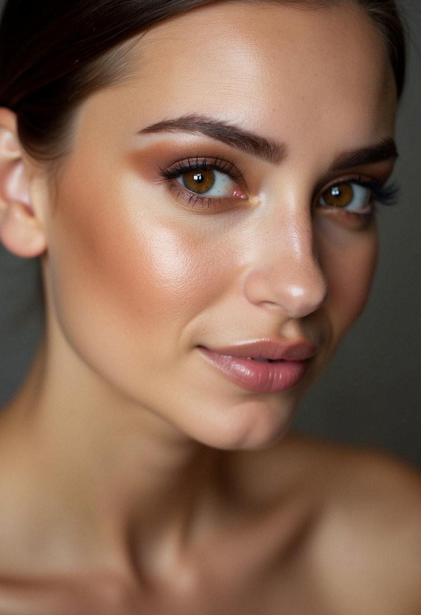 makeup light brown eyes