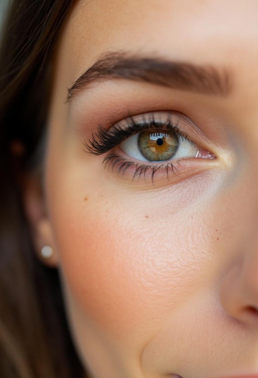 makeup light brown eyes