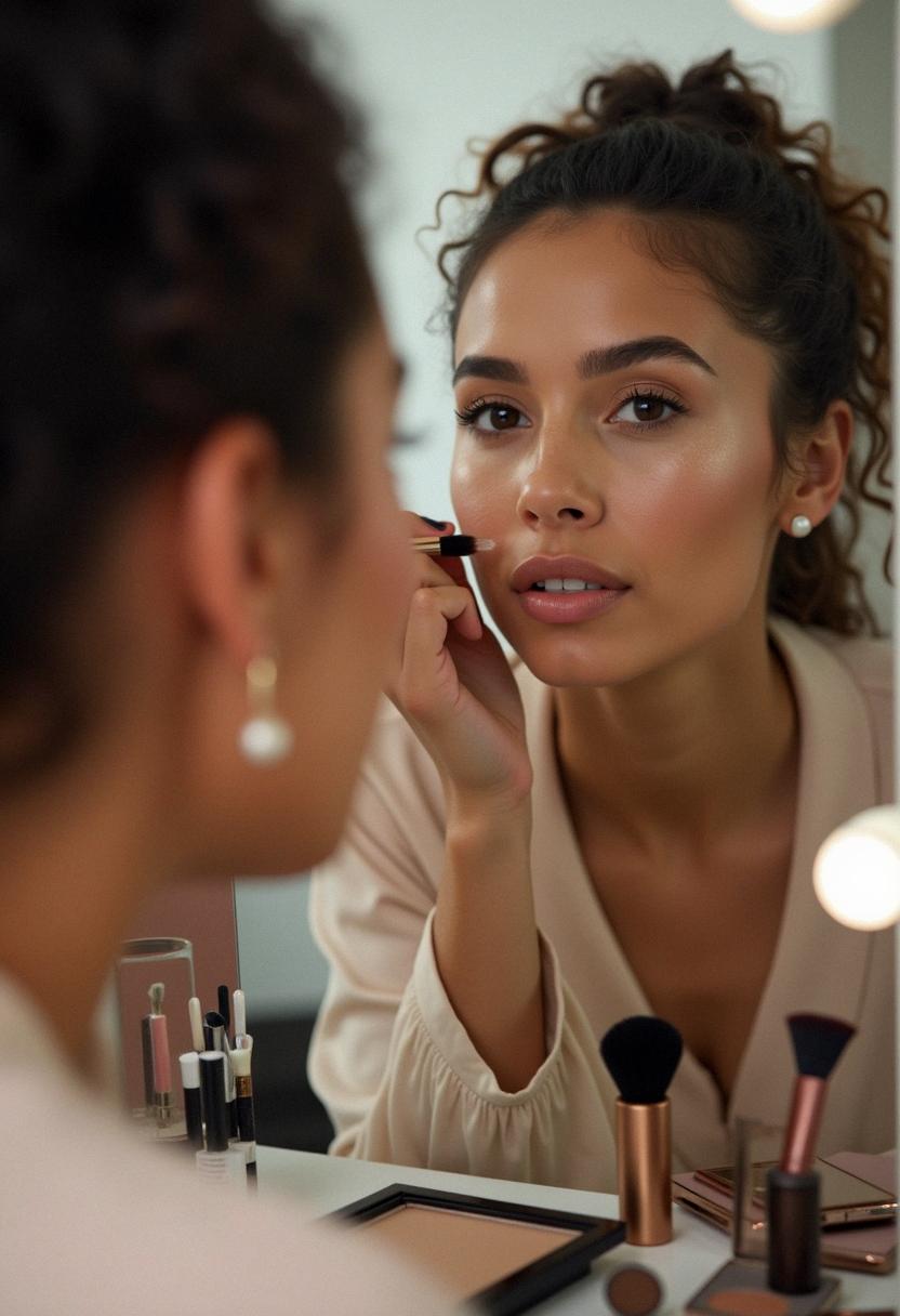 makeup light brown skin