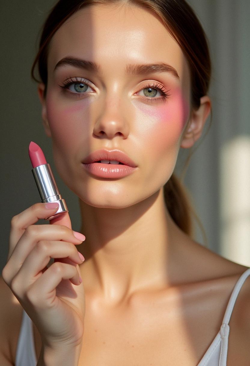 makeup light pink