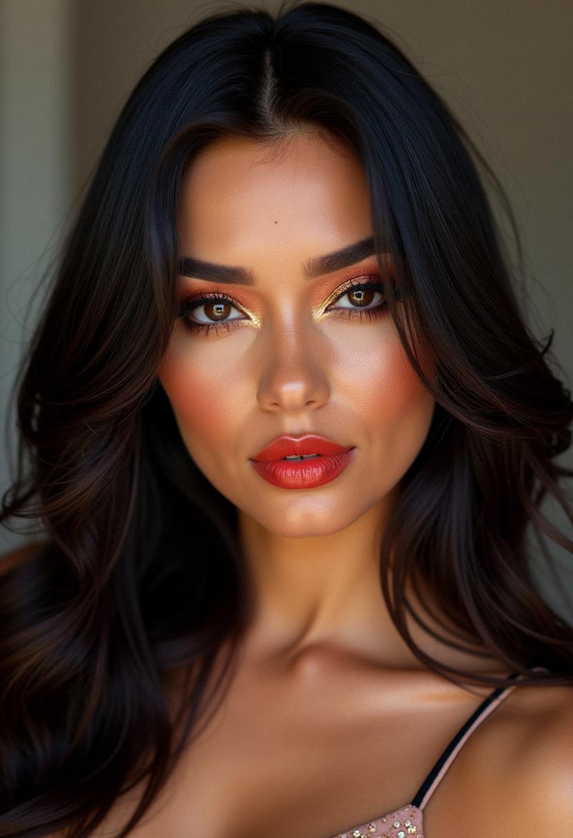 makeup look latina