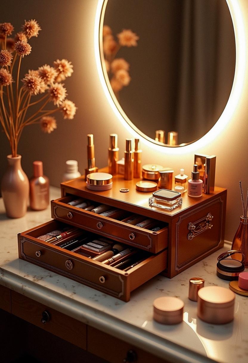 makeup organizer box