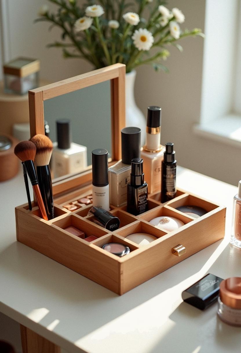 makeup organizer box