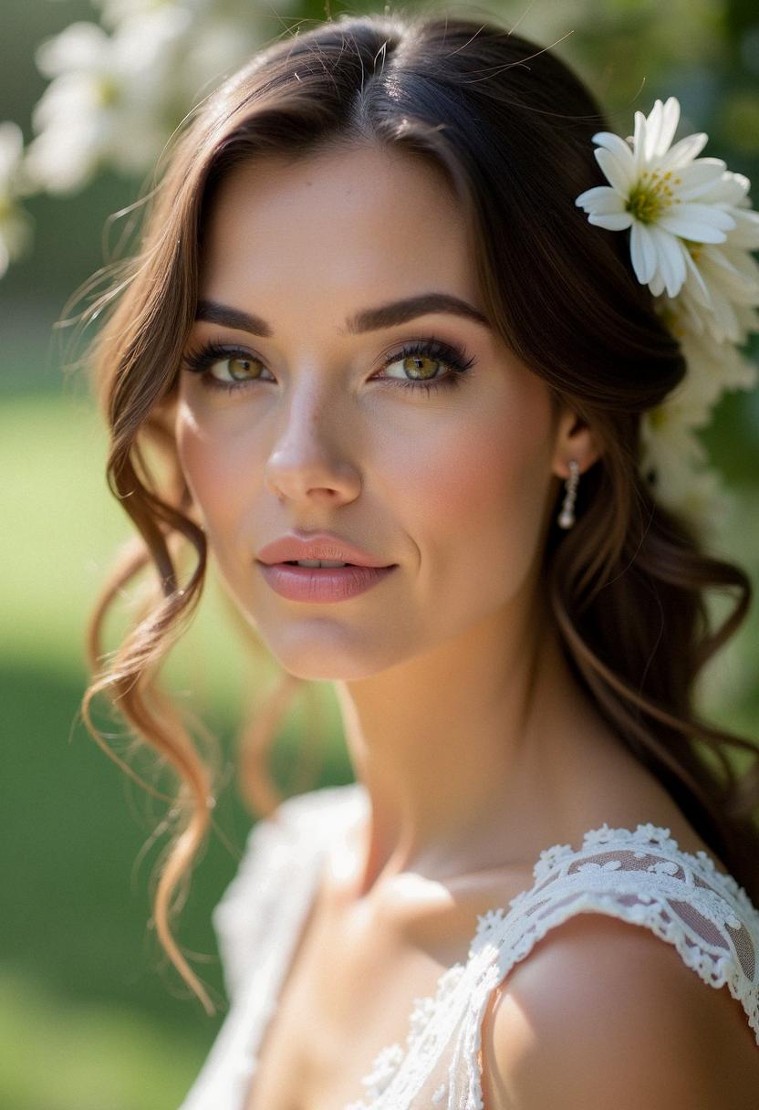 makeup wedding look