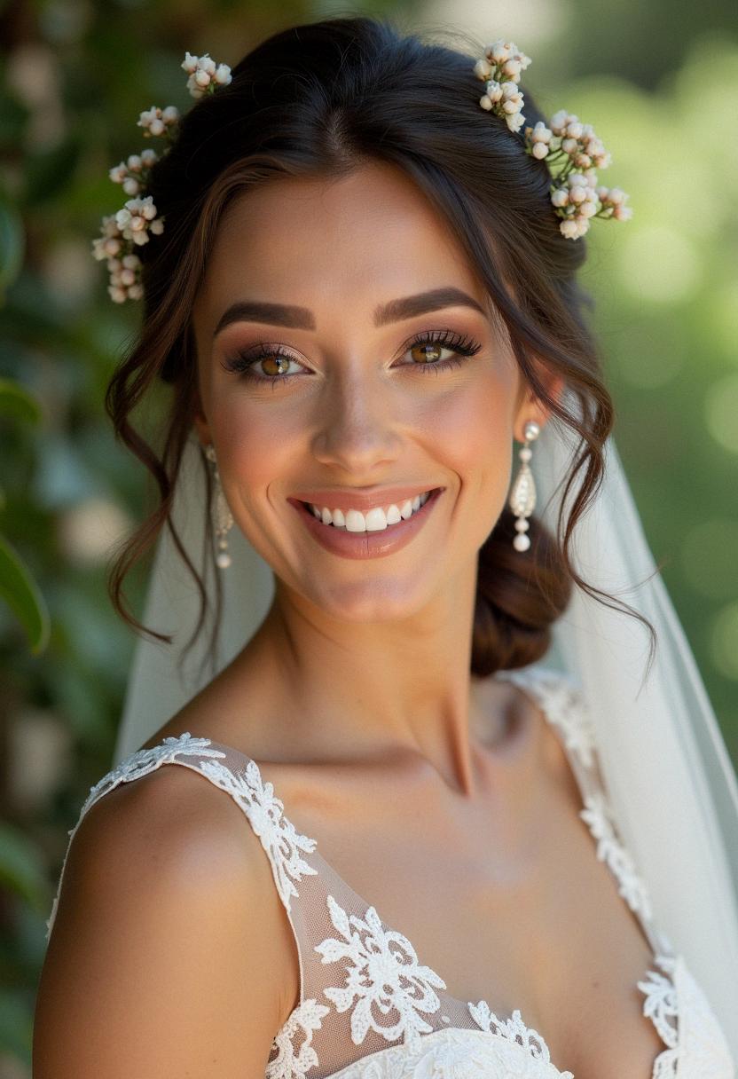 makeup wedding look