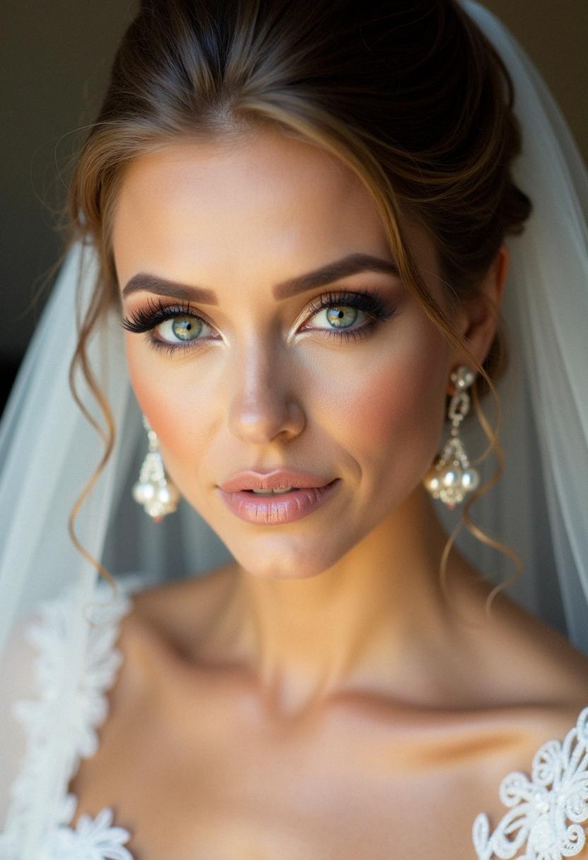 makeup wedding look
