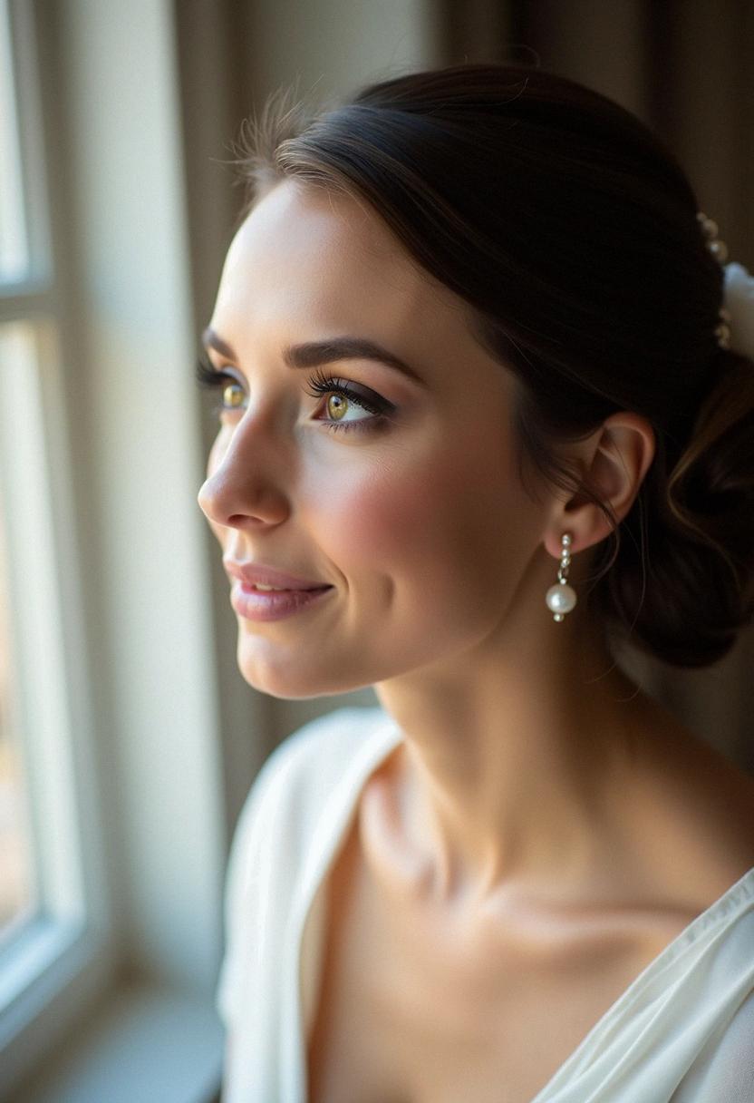 makeup wedding look