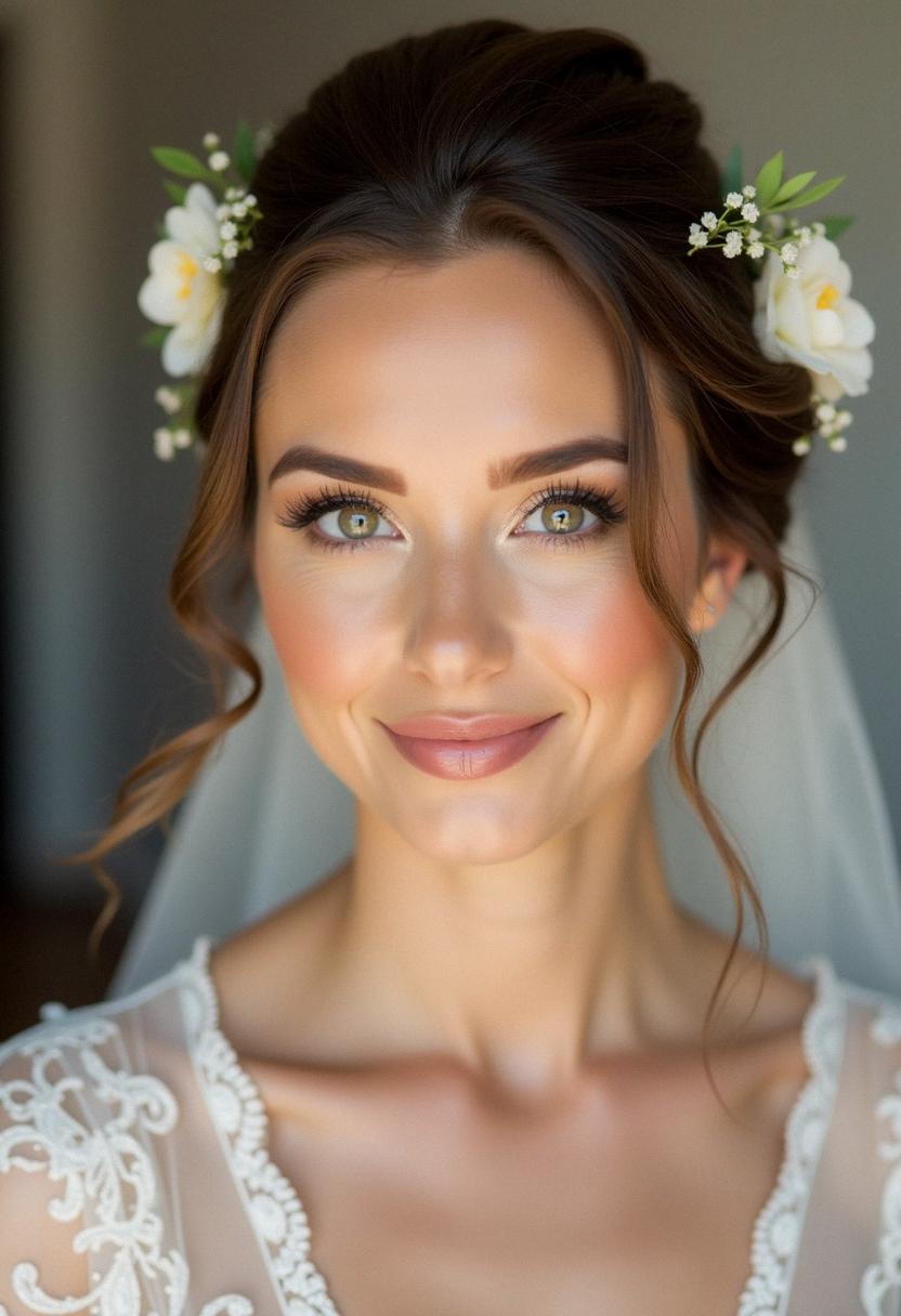 makeup wedding look
