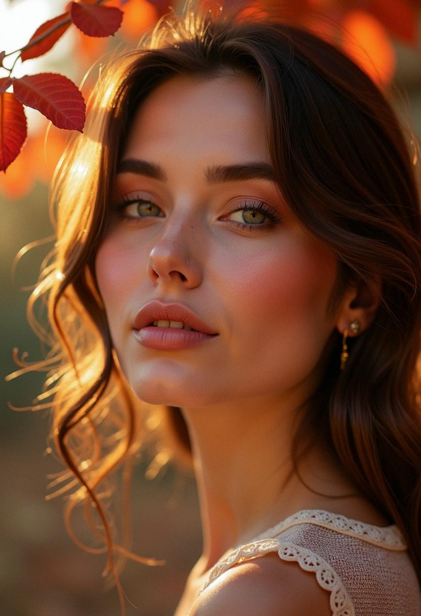 natural autumn makeup