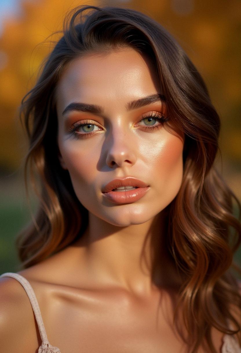 natural autumn makeup