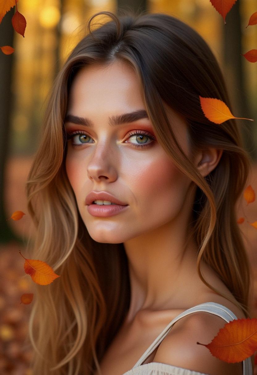 natural autumn makeup