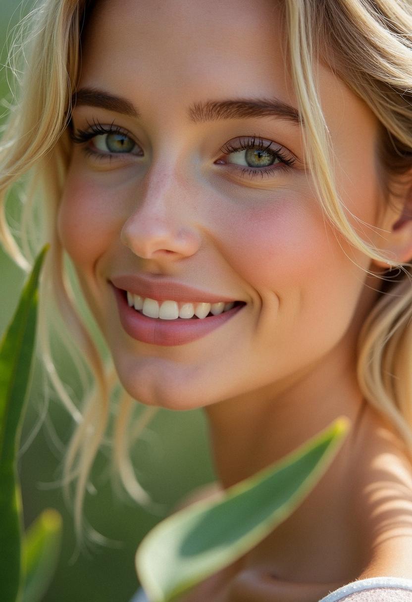 natural makeup for blondes