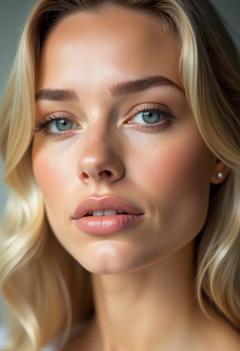 natural makeup for blondes