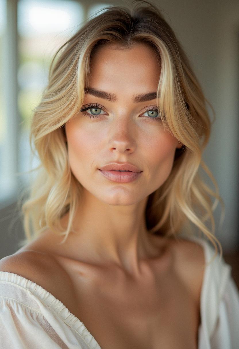 natural makeup for blondes