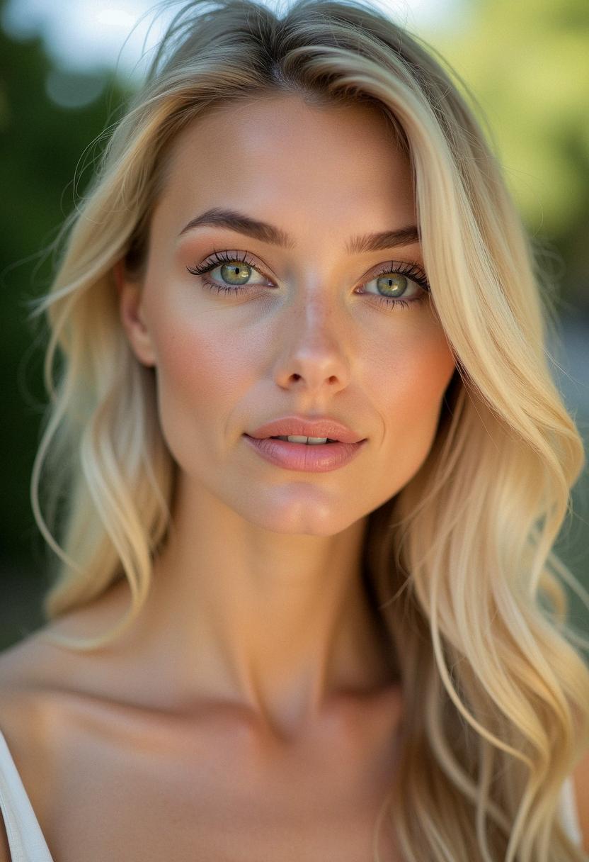 natural makeup for blondes