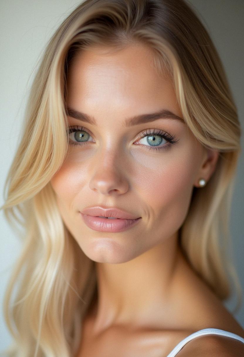 natural makeup for blondes