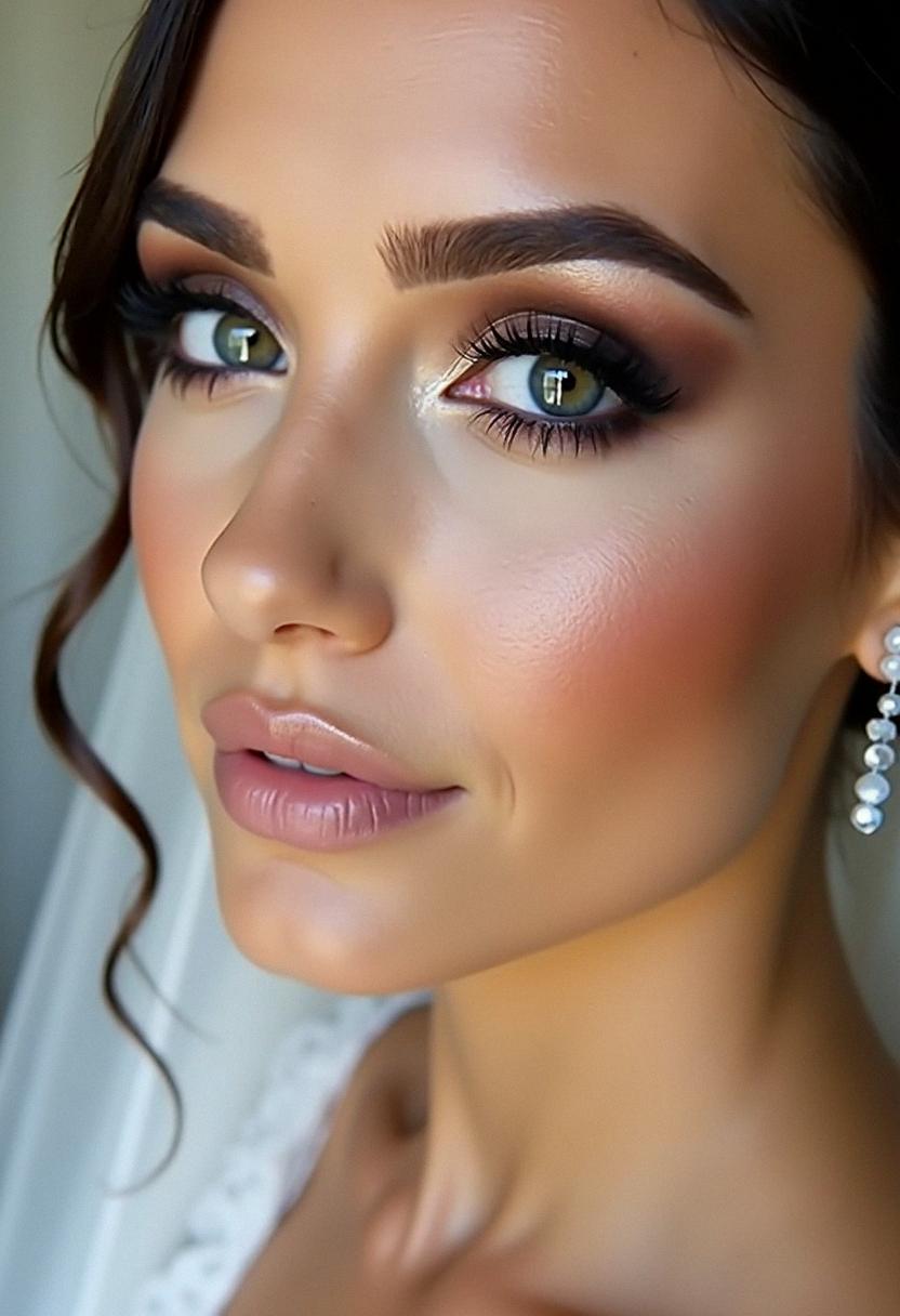 natural smokey eye makeup wedding
