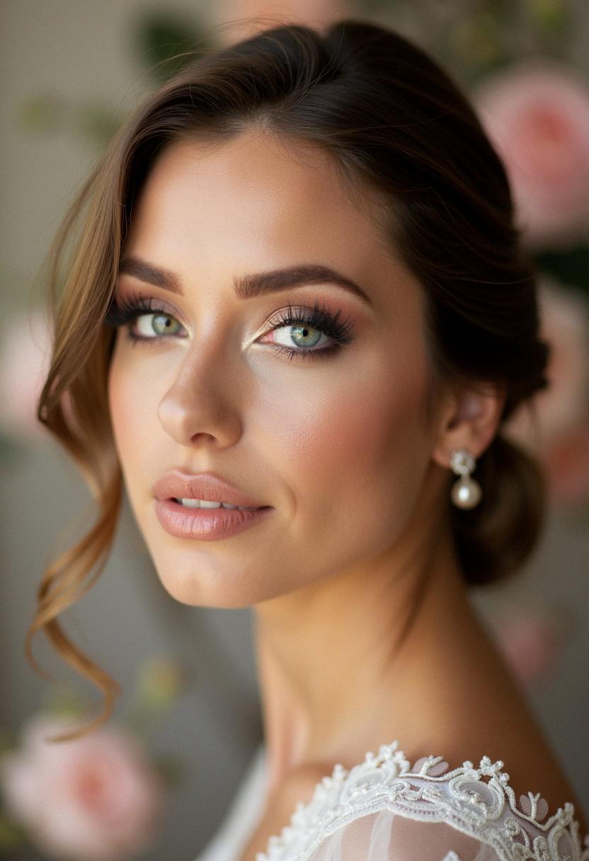 natural smokey eye makeup wedding