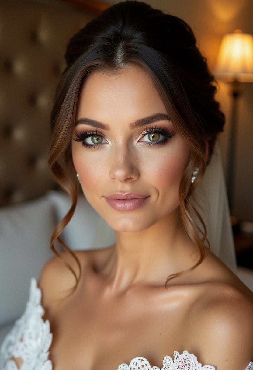 natural smokey eye makeup wedding