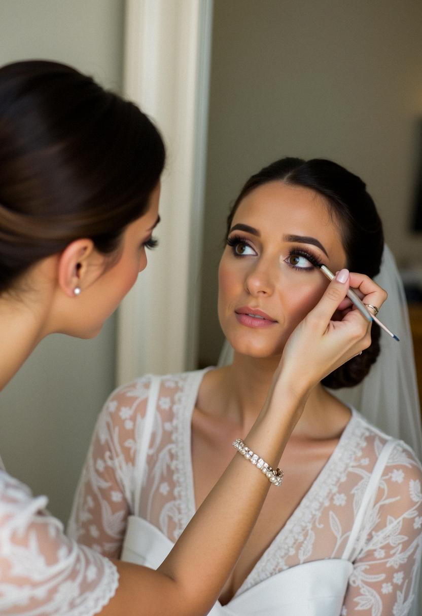 natural smokey eye makeup wedding