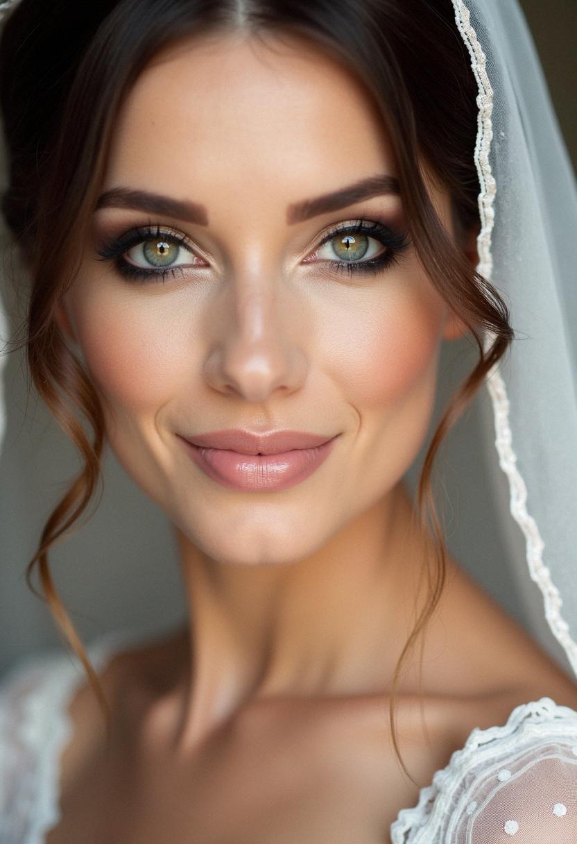 natural smokey eye makeup wedding