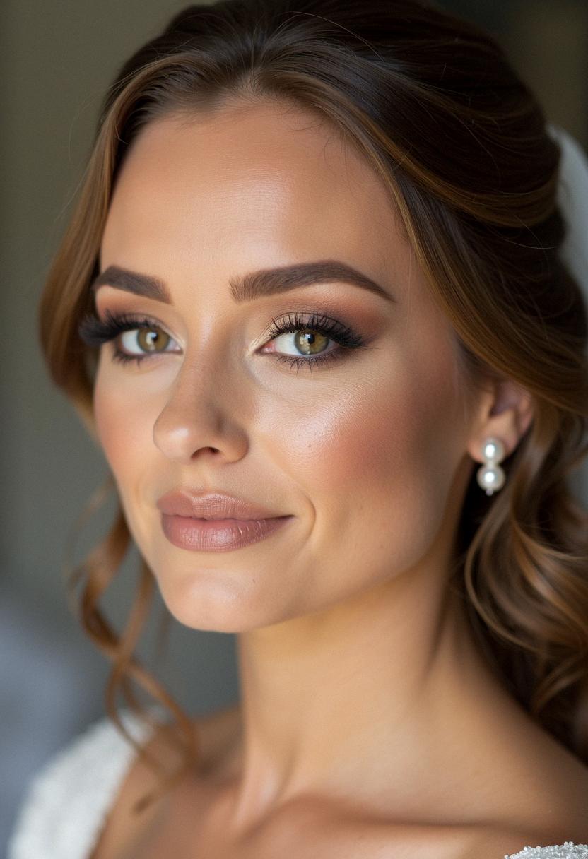 natural smokey eye makeup wedding