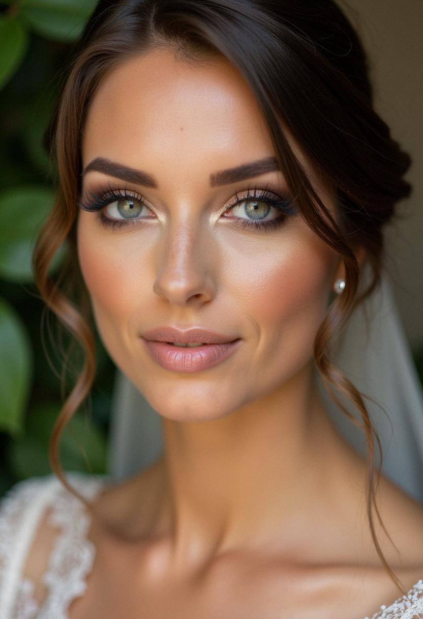 natural smokey eye makeup wedding