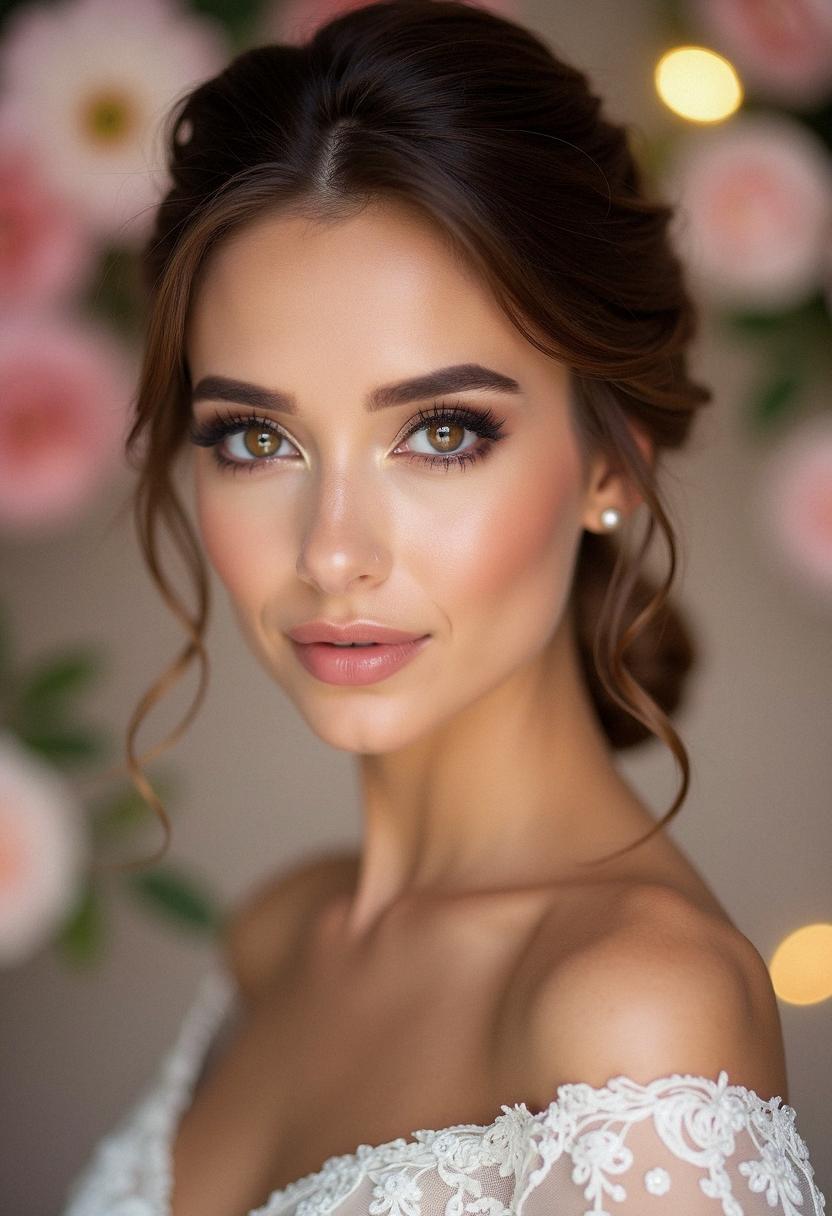 natural smokey eye makeup wedding