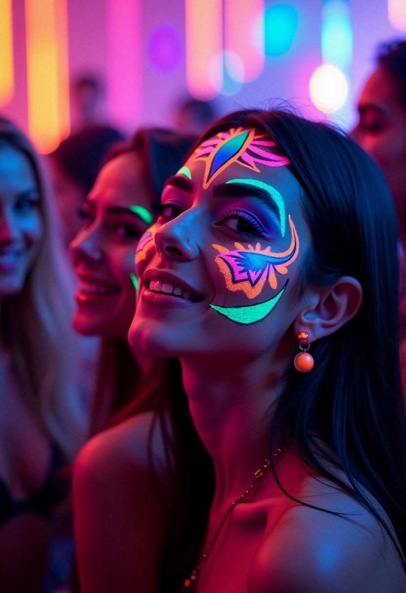 neon makeup rave neon makeup rave
