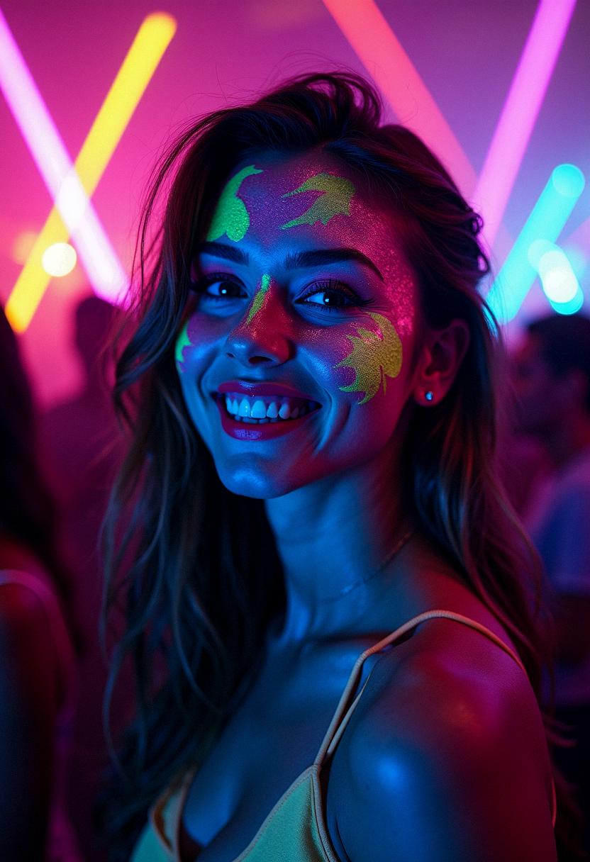 neon makeup rave neon makeup rave