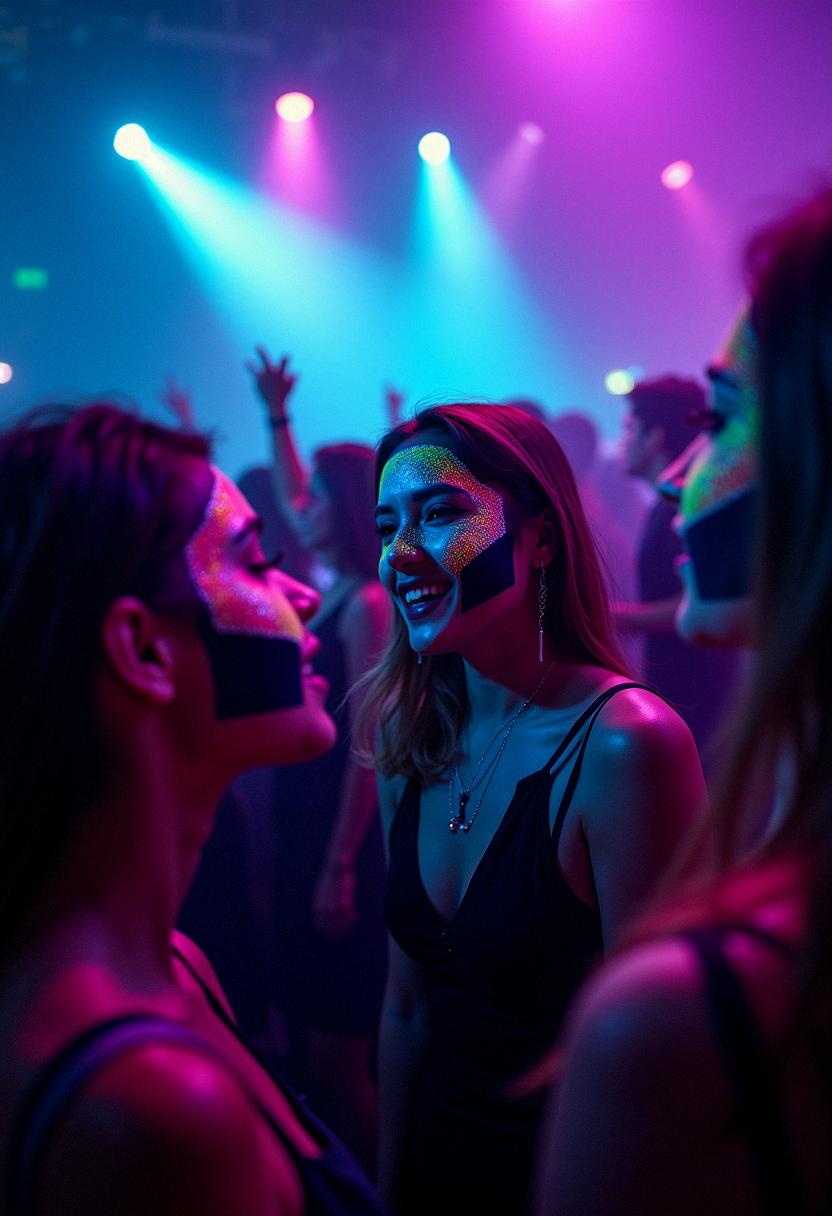 neon makeup rave neon makeup rave