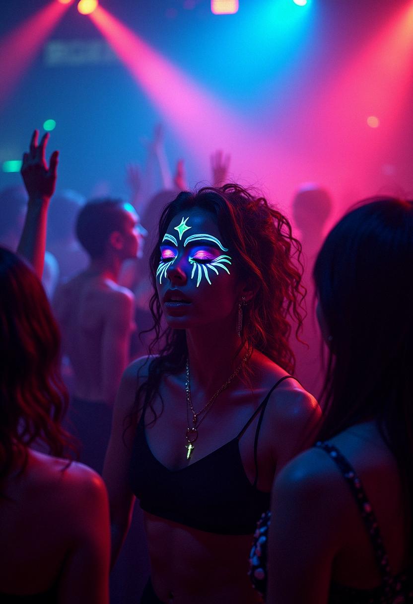 neon makeup rave neon makeup rave
