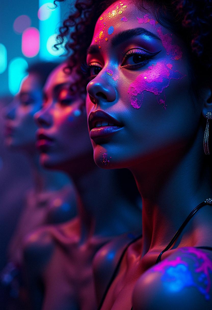 neon makeup rave neon makeup rave