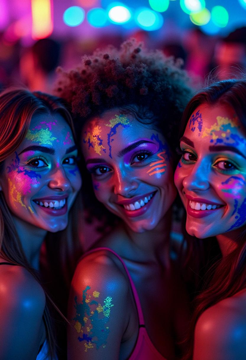 neon makeup rave neon makeup rave