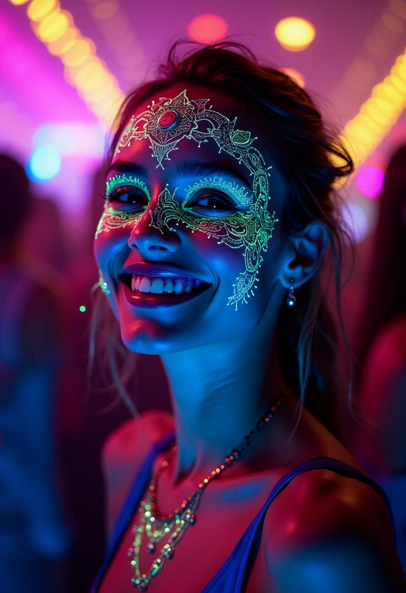 neon makeup rave neon makeup rave