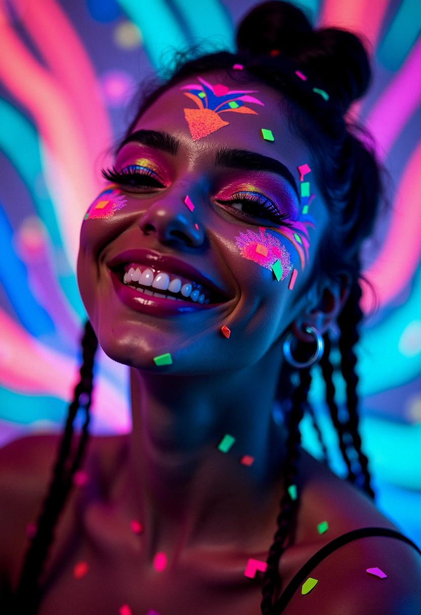 neon makeup rave neon makeup rave