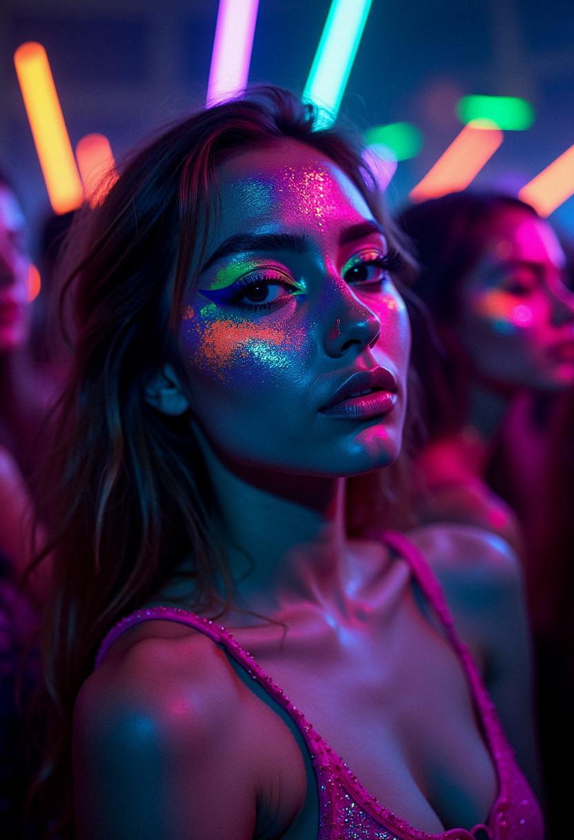 neon makeup rave neon makeup rave