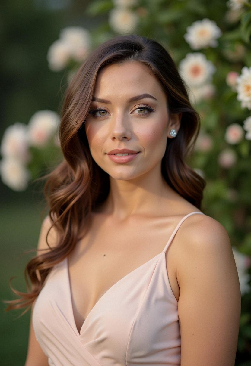 neutral makeup bridesmaid